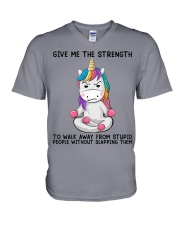 GIVE ME THE STRENGTH V-Neck T-Shirt tile