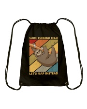 SLOTH RUNNING TEAM Drawstring Bag tile