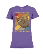 SLOTH RUNNING TEAM Premium Fit Ladies Tee tile
