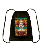 LOSE YOUR MIND FIND YOUR SOUL Drawstring Bag tile