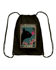 IN A WORLD WHERE YOU CAN BE ANYTHING BE KIND Drawstring Bag tile