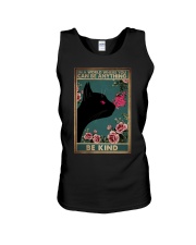 IN A WORLD WHERE YOU CAN BE ANYTHING BE KIND Unisex Tank tile
