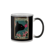 IN A WORLD WHERE YOU CAN BE ANYTHING BE KIND Color Changing Mug tile