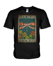 LIVE BY THE SUN LOVE BY THE MOON V-Neck T-Shirt tile