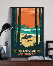 THE OCEAN IS CALLING AND I MUST GO 11x17 Poster lifestyle-poster-2