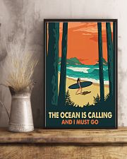 THE OCEAN IS CALLING AND I MUST GO 11x17 Poster lifestyle-poster-3