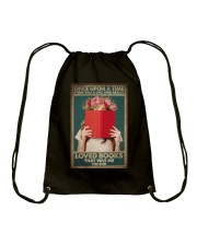 ONCE UPON A TIME THERER WAS A GIRL Drawstring Bag tile