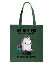 I'M NOT FAT Tote Bag tile