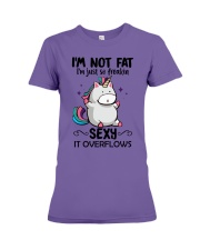 I'M NOT FAT Premium Fit Ladies Tee tile