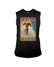 SOMETIME I LOOK BACK AT MY LIFE Sleeveless Tee tile