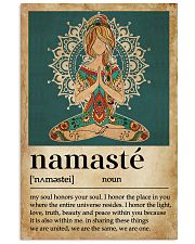 NAMASTÉ 11x17 Poster front