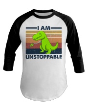 I AM UNSTOPPALE Baseball Tee tile