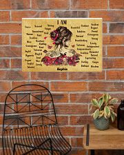 BREAST CANCER - I AM - CUSTOM NAME 24x16 Poster poster-landscape-24x16-lifestyle-24