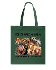 HORSES MAKE ME HAPPY Tote Bag tile