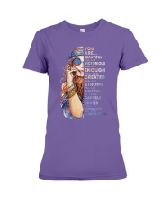 HIPPIE GIRL YOU ARE Premium Fit Ladies Tee tile