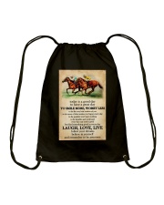 TODAY IS A GOOD DAY Drawstring Bag tile