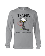 TENNIS BECAUSE MURDER IS WRONG Long Sleeve Tee tile