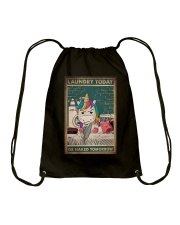 LAUNDRY TODAY OR NAKED TOMORROW Drawstring Bag tile