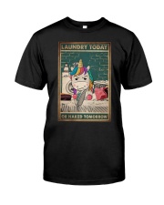 LAUNDRY TODAY OR NAKED TOMORROW Premium Fit Mens Tee tile