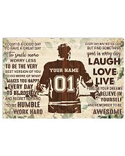 HOCKEY - CUSTOM NAME 24x16 Poster front