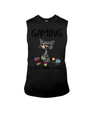 GAMING BECAUSE MURDER IS WRONG Sleeveless Tee tile