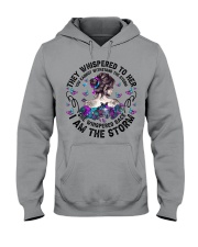 THEY WHISPERED TO HER Hooded Sweatshirt tile