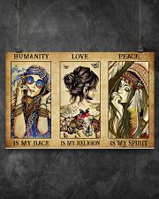 HUMANITY IS MY RACE 17x11 Poster poster-landscape-17x11-lifestyle-12