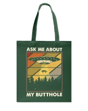 ASK ME ABOUT MY BUTTHOLE Tote Bag tile