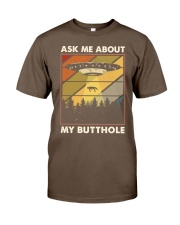 ASK ME ABOUT MY BUTTHOLE Classic T-Shirt tile