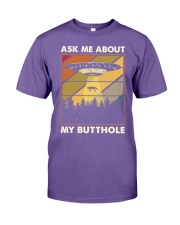ASK ME ABOUT MY BUTTHOLE Premium Fit Mens Tee tile