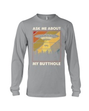 ASK ME ABOUT MY BUTTHOLE Long Sleeve Tee tile