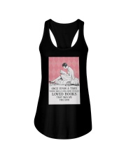 ONCE UPON A TIME - BOOK PINK PATTERN Ladies Flowy Tank tile