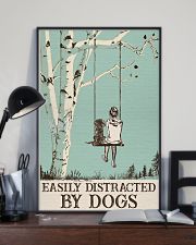 EASILY DISTRACTED BY DOG 11x17 Poster lifestyle-poster-2