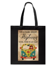 IN THE DARK DESERT HIGHWAY Tote Bag tile