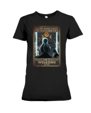 SALEM SANCTUARY FOR WAYWRD CATS Premium Fit Ladies Tee tile