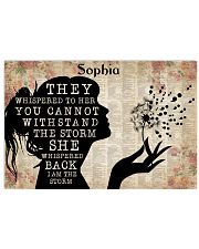THEY WHISPERED TO HER - CUSTOM 17x11 Poster front
