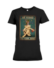 BE KIND TO YOUR MIND Premium Fit Ladies Tee tile