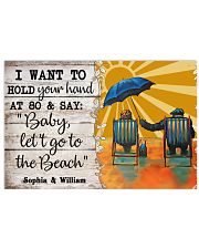 FAMILY - I WANT TI HOLD YOUR HAND - CUSTOM NAME 24x16 Poster front