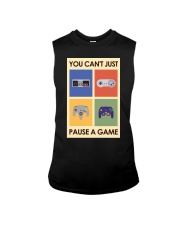 YOU CAN'T JUST PAUSE A GAME Sleeveless Tee tile