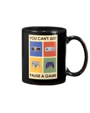 YOU CAN'T JUST PAUSE A GAME Mug tile