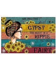 READING GIRL GYPSY HIPPIE FAIRY 17x11 Poster front