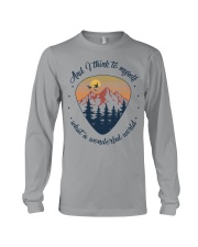 AND I THINK TO MYSELF WHAT A WONDERFUL WORLD Long Sleeve Tee tile