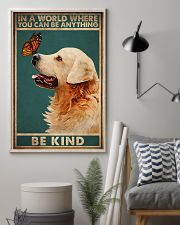 GOLDEN RETTERIVER - BE KIND 11x17 Poster lifestyle-poster-1