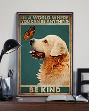 GOLDEN RETTERIVER - BE KIND 11x17 Poster lifestyle-poster-2