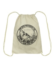 INTO THE OCEAN I GO TO LOSE MY MIND AND FIND MY Drawstring Bag tile