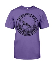 INTO THE OCEAN I GO TO LOSE MY MIND AND FIND MY Premium Fit Mens Tee tile