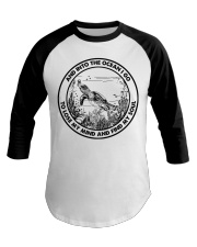 INTO THE OCEAN I GO TO LOSE MY MIND AND FIND MY Baseball Tee tile