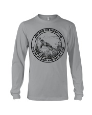 INTO THE OCEAN I GO TO LOSE MY MIND AND FIND MY Long Sleeve Tee tile
