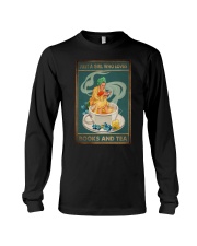 JUST A GIRL WHO LOVES BOOKS AND TEA Long Sleeve Tee tile