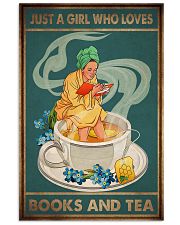 JUST A GIRL WHO LOVES BOOKS AND TEA 11x17 Poster front
